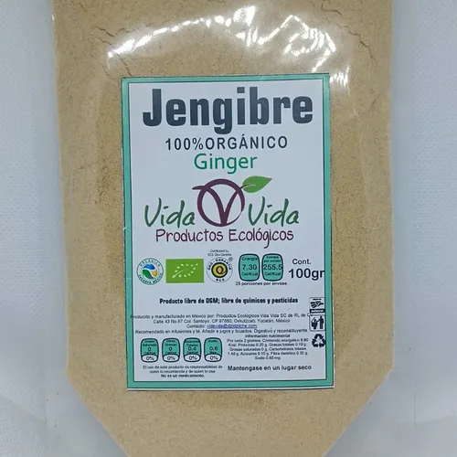 Jengibre orgánico