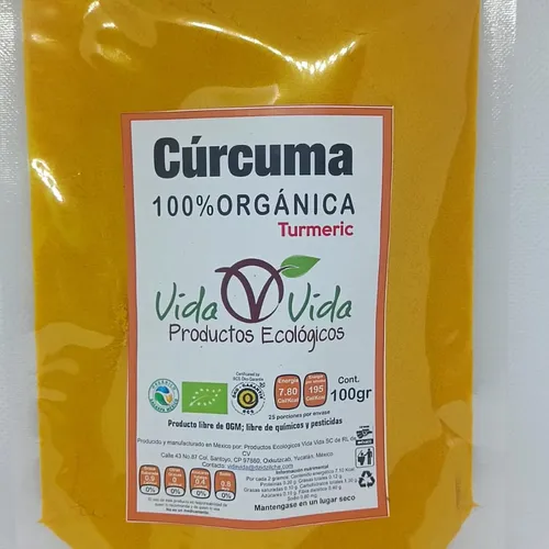 Cúrcuma en polvo organica